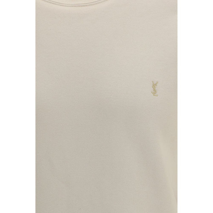 Saint Laurent Beige Cotton Sweatshirt