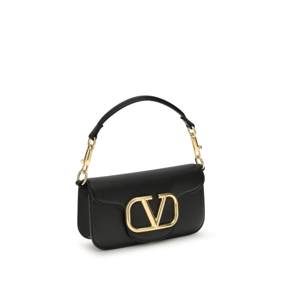 Valentino Garavani - Black Calf Leather Bos Taurus Shoulder Bag