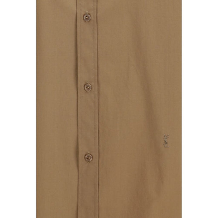 Saint Laurent Beige Cotton Dress Shirt