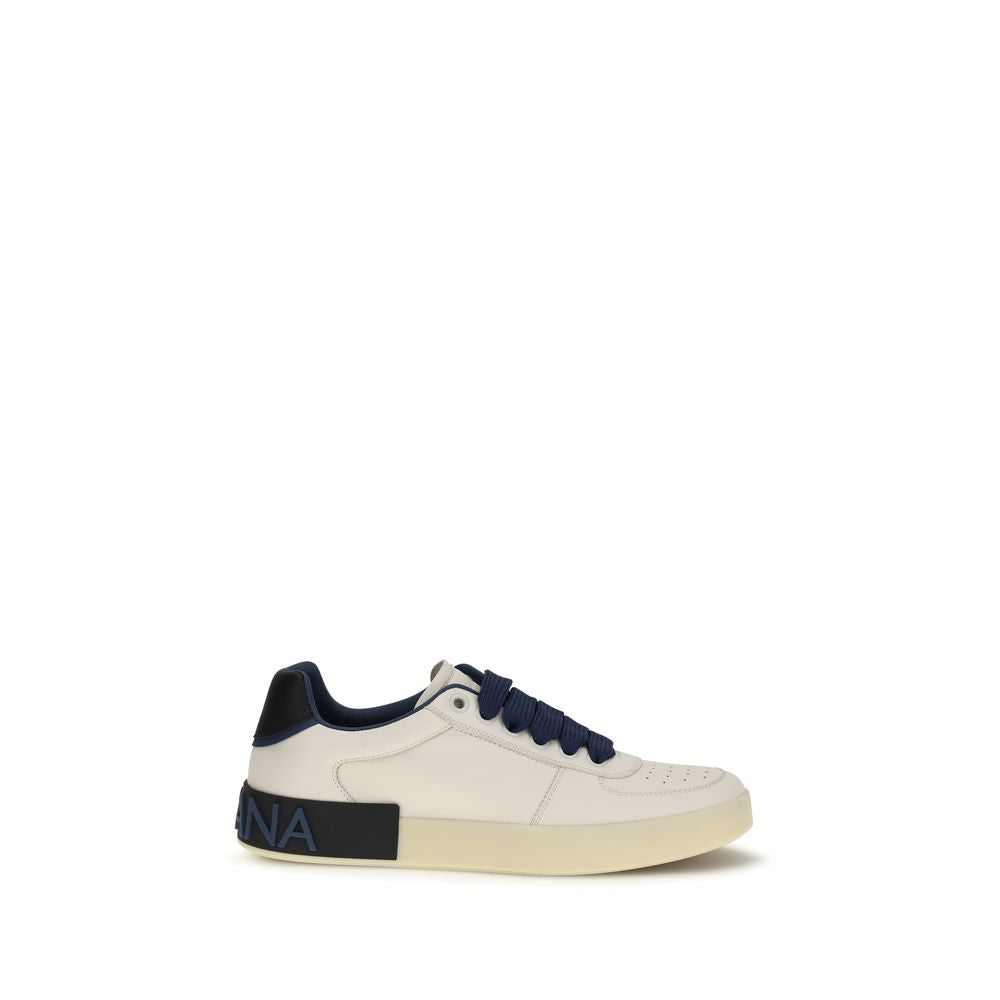 Dolce &amp; Gabbana Multicolor Calf Leather Bos Taurus Low Top Sneakers