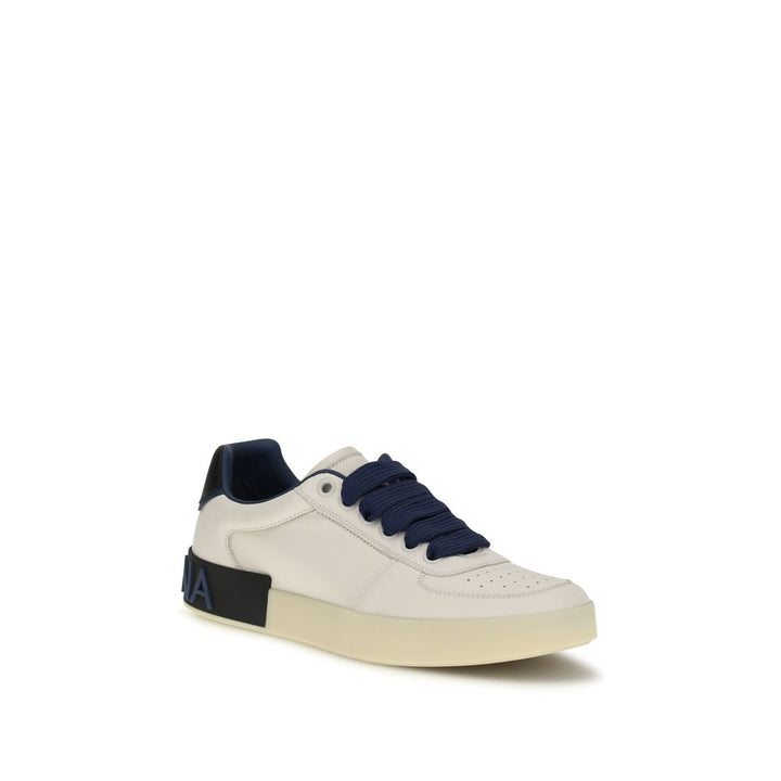 Dolce &amp; Gabbana Multicolor Calf Leather Bos Taurus Low Top Sneakers