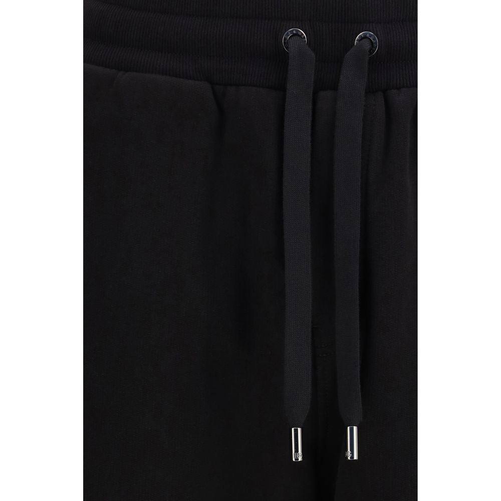 Dolce &amp; Gabbana Black Cotton Casual Pants