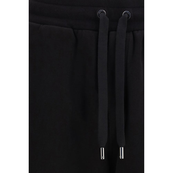 Dolce &amp; Gabbana Black Cotton Casual Pants