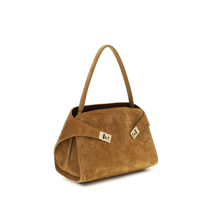 Ferragamo - Beige Goatskin Shoulder Bag