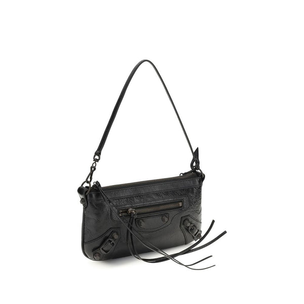 Balenciaga - Black Lamb Ovis Aries Shoulder Bag