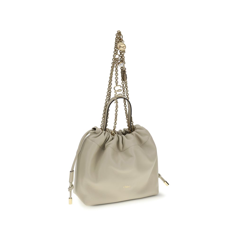 Chloé - Beige Lamb Ovis Aries Shoulder Bag
