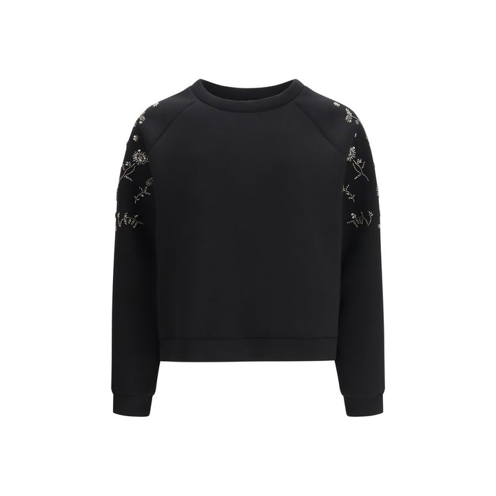 Max Mara Black Polyester Sweatshirt
