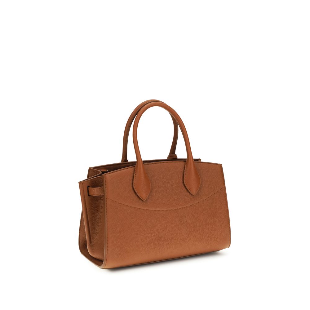 Ferragamo - Brown Calf Leather Bos Taurus Handbag