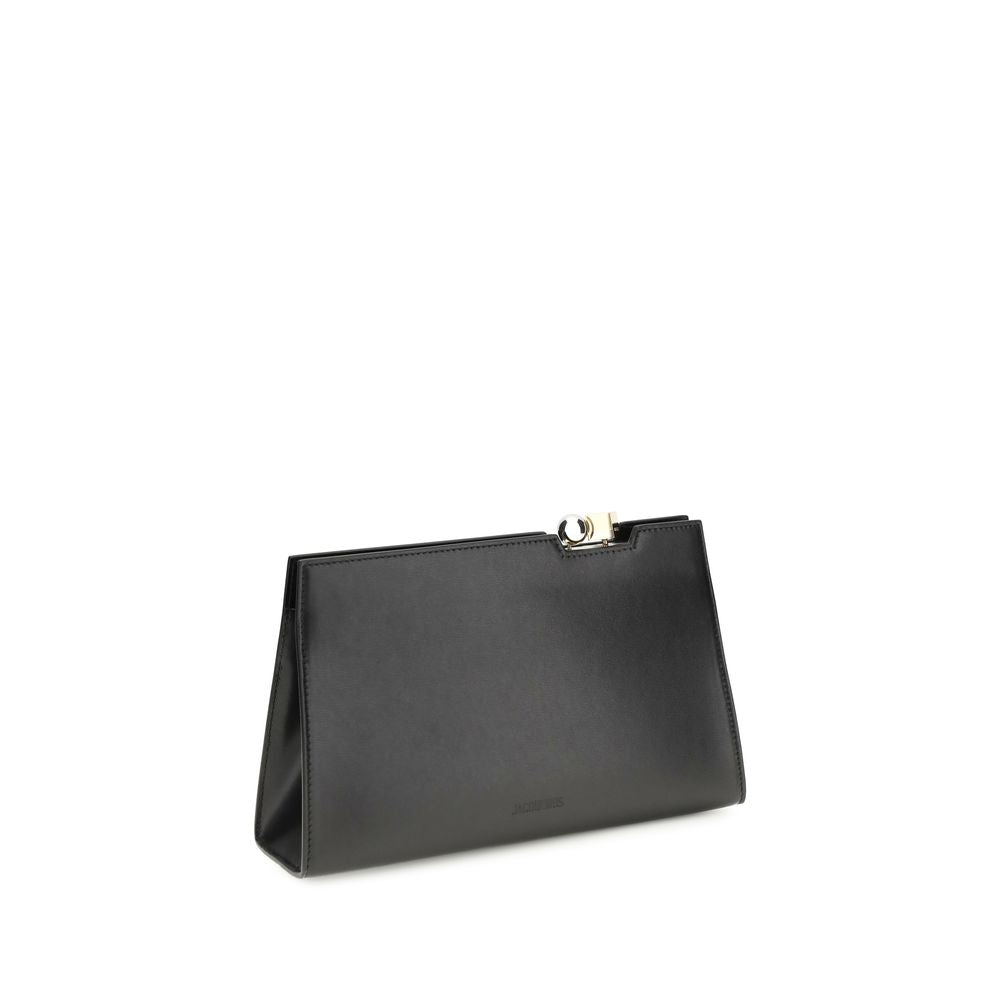 Jacquemus - Black Calf Leather Bos Taurus Shoulder Bag