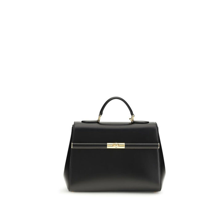 Dolce &amp; Gabbana Black Calf Leather Bos Taurus Shoulder Bag