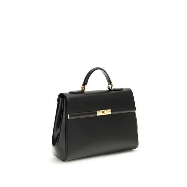 Dolce & Gabbana - Black Calf Leather Bos Taurus Shoulder Bag