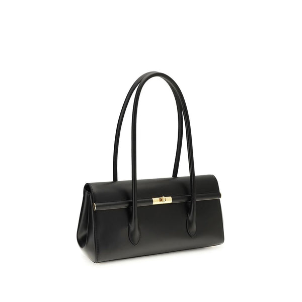 Dolce & Gabbana - Black Calf Leather Bos Taurus Shoulder Bag