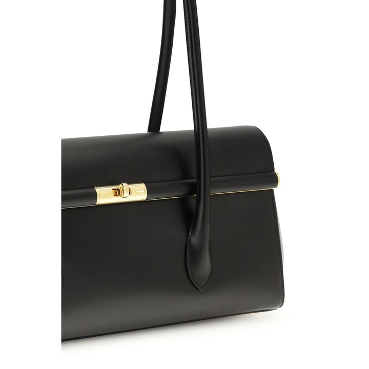 Dolce &amp; Gabbana Black Calf Leather Bos Taurus Shoulder Bag