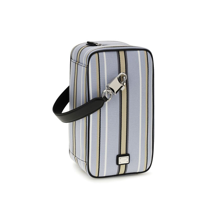 Dolce &amp; Gabbana Blue Cotton Handbag