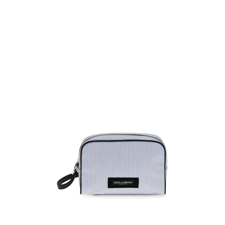 Dolce &amp; Gabbana Blue Cotton Handbag