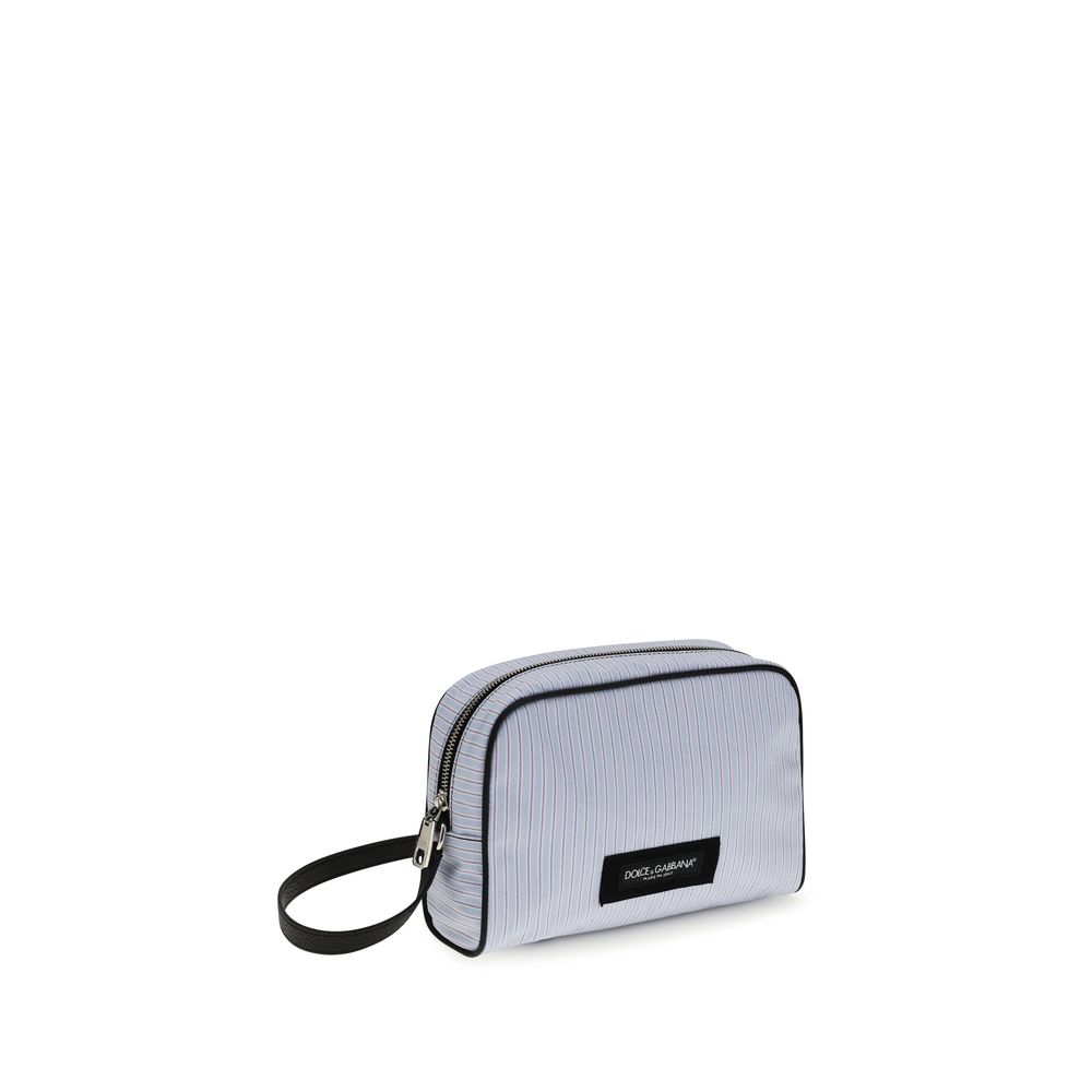 Dolce &amp; Gabbana Blue Cotton Handbag