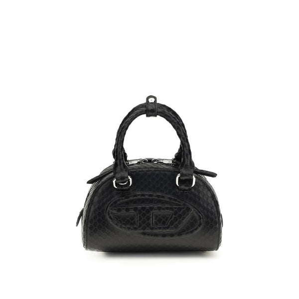 Diesel - Black Calf Leather Bos Taurus Handbag