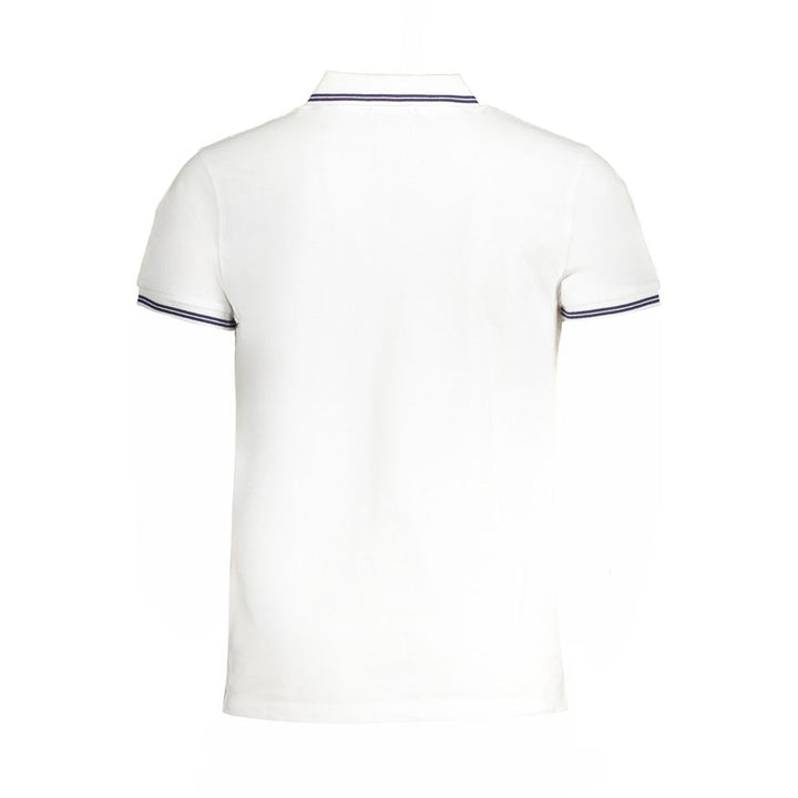 Cavalli Class Bianco Cotton Men Polo