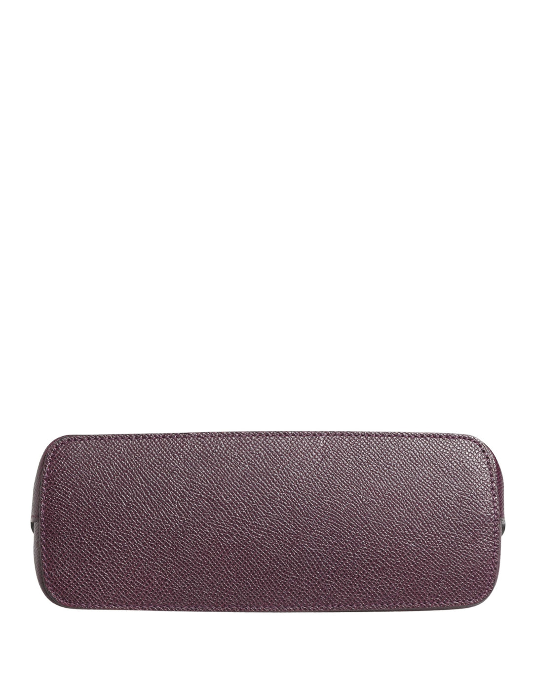 Dolce &amp; Gabbana Dark Purple Leather DG Logo Zip Around Hand Purse Wallet