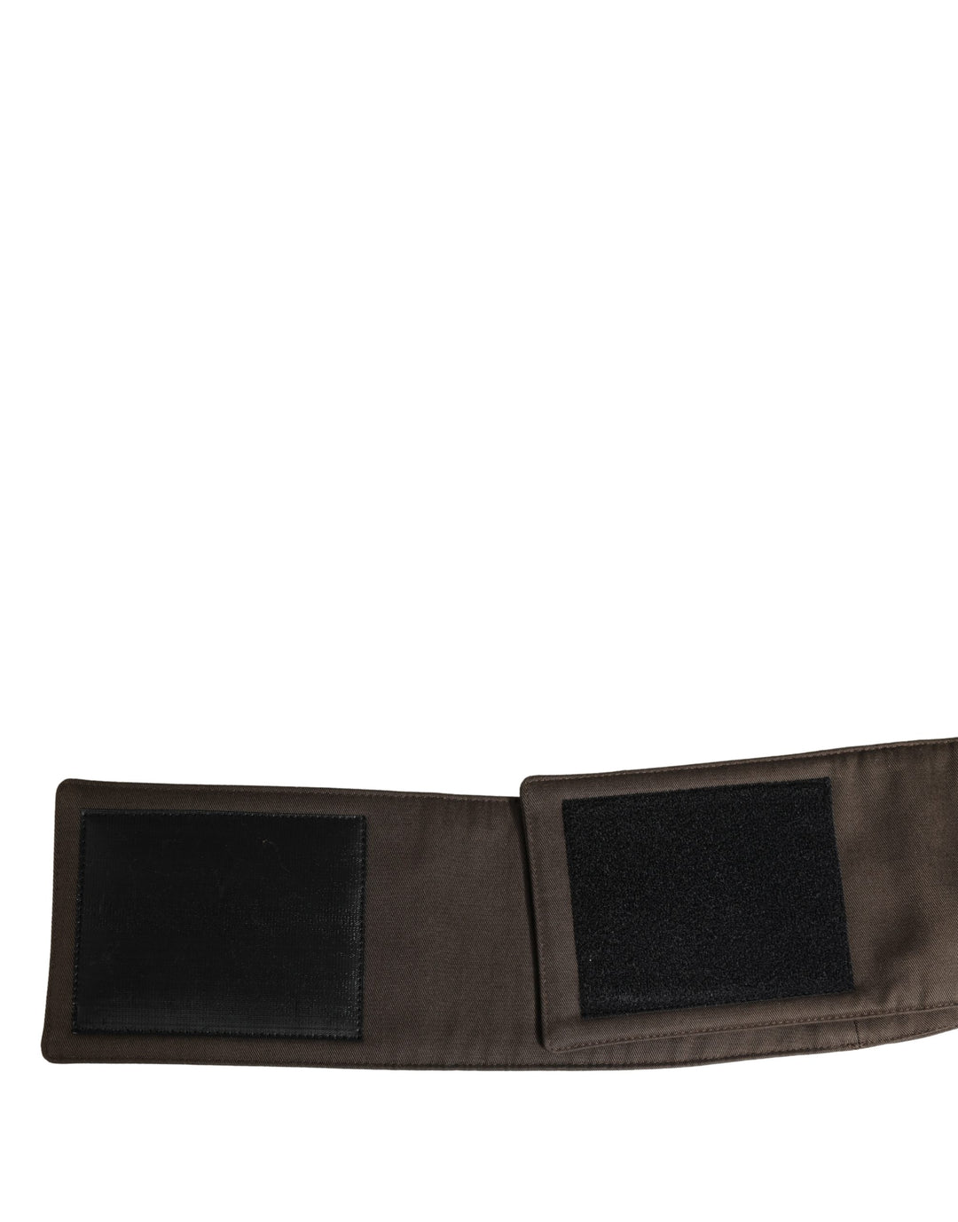 Dolce &amp; Gabbana Brown Viscose Wide Belt Waist Cummerband Men