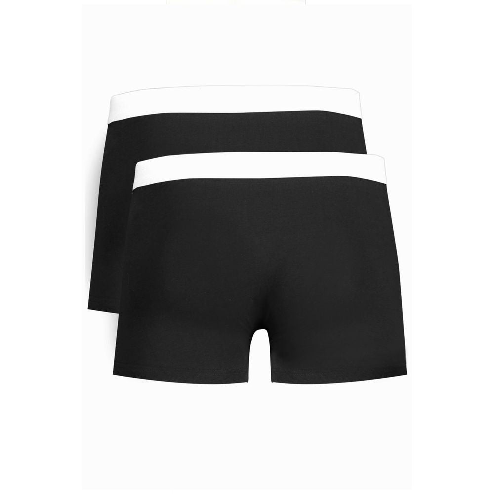 Trussardi Black Cotton Men&