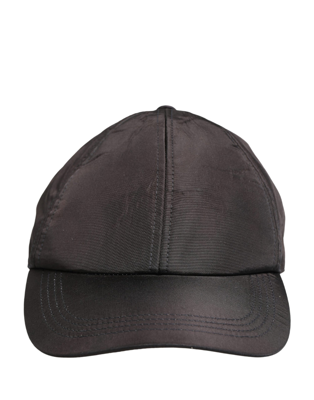 Dolce &amp; Gabbana Men Black Cotton 6 Panels Baseball Cap Hat