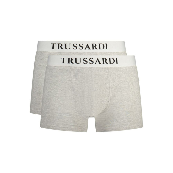 Trussardi "Gray Cotton Men&