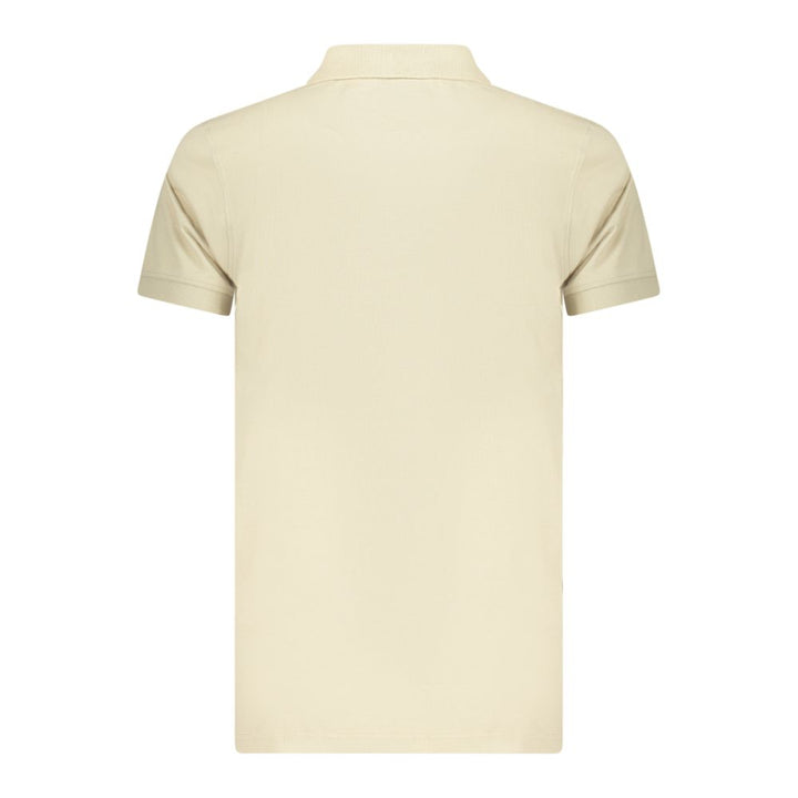 Norway 1963 Beige Cotton Men Polo Shirt