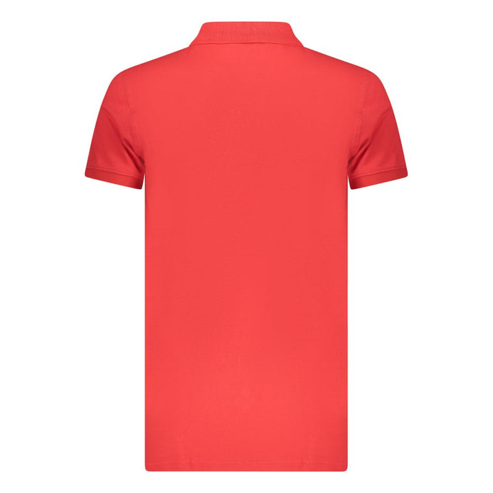 Iceberg Rosso Cotton Mens Polo Shirt