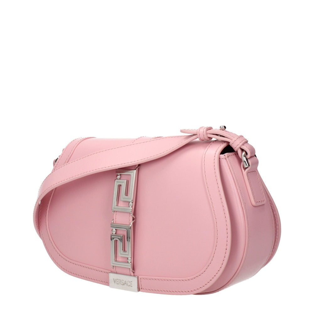 Versace - Pink Leather Shoulder Bag