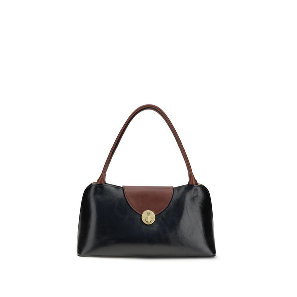 Versace - Black Calf Leather Bos Taurus Shoulder Bag