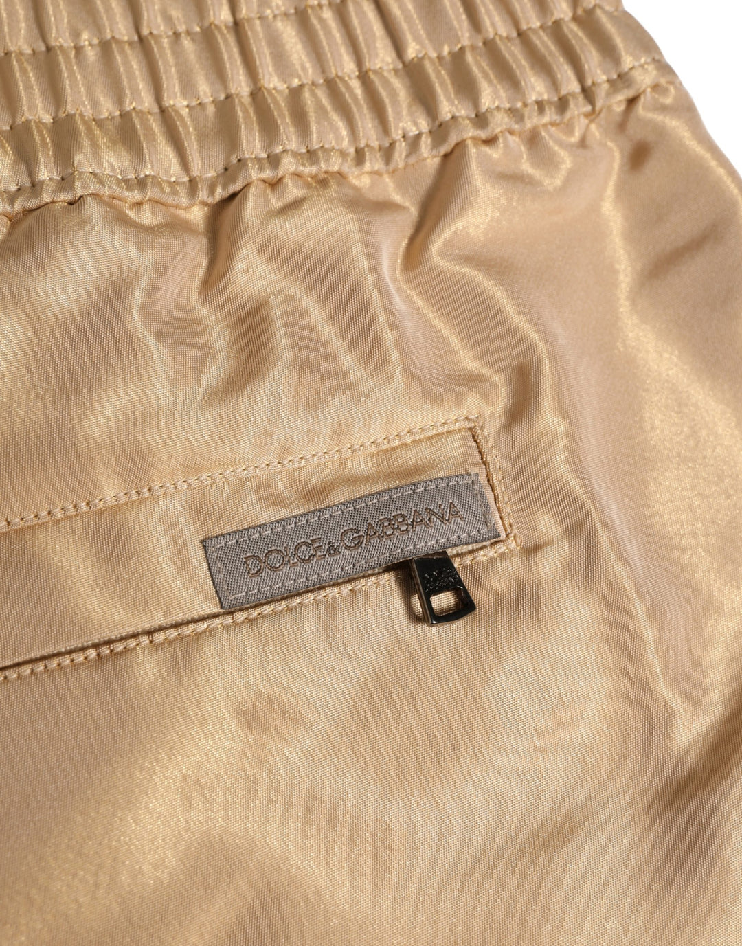Dolce &amp; Gabbana Beige Polyester Men Boxer Shorts Underwear