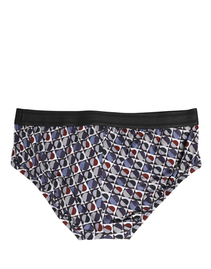 Dolce &amp; Gabbana Multicolor Patterned Men Brando Brief Underwear