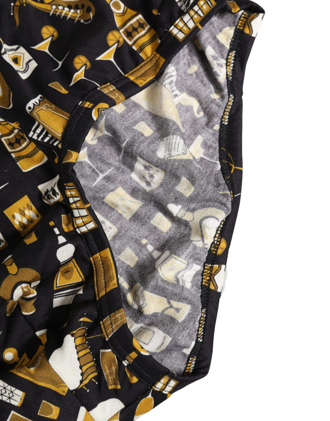 Dolce &amp; Gabbana Black Jazz Cocktail Men Brando Brief Underwear