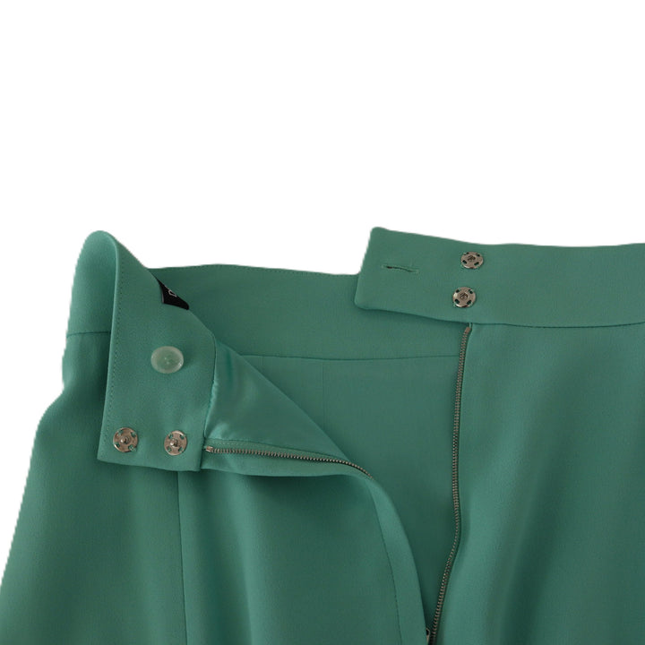 Dolce &amp; Gabbana Mint Green Viscose Pencil Cut Midi Skirt