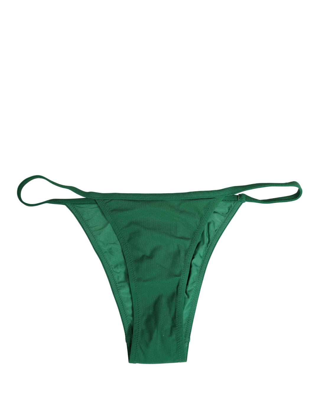 Dolce &amp; Gabbana Green Nylon Bottom Beachwear Bikini Swimwear