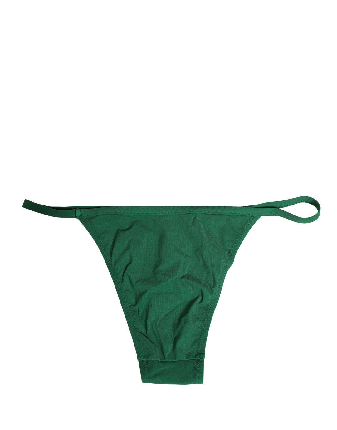 Dolce &amp; Gabbana Green Nylon Bottom Beachwear Bikini Swimwear