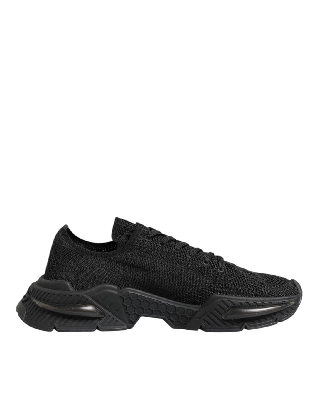 Dolce &amp; Gabbana Black Airmaster Low Top Men Sneakers Shoes