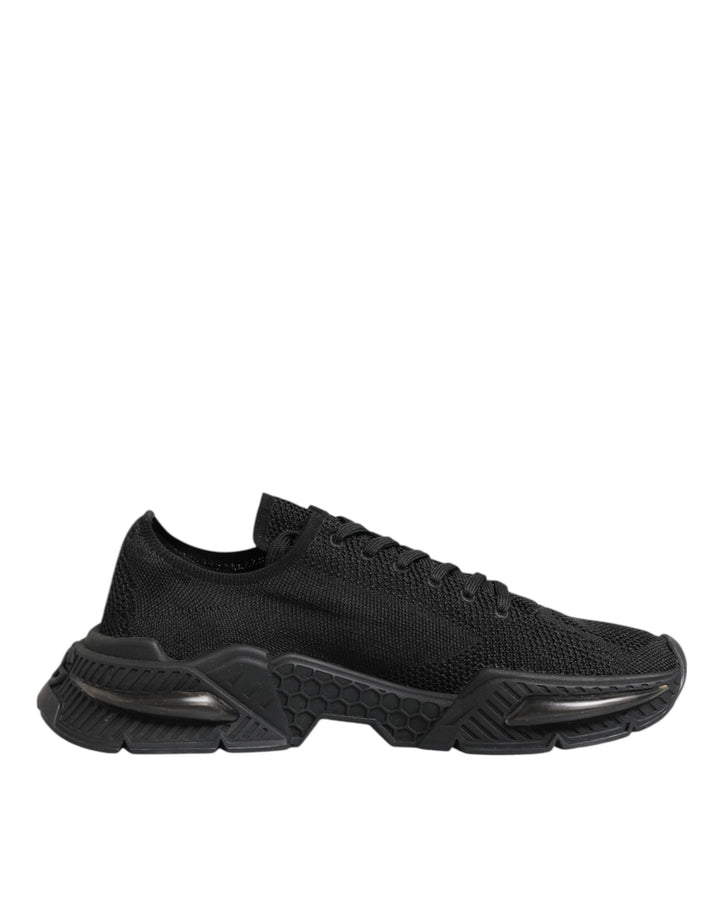 Dolce &amp; Gabbana Black Airmaster Low Top Men Sneakers Shoes
