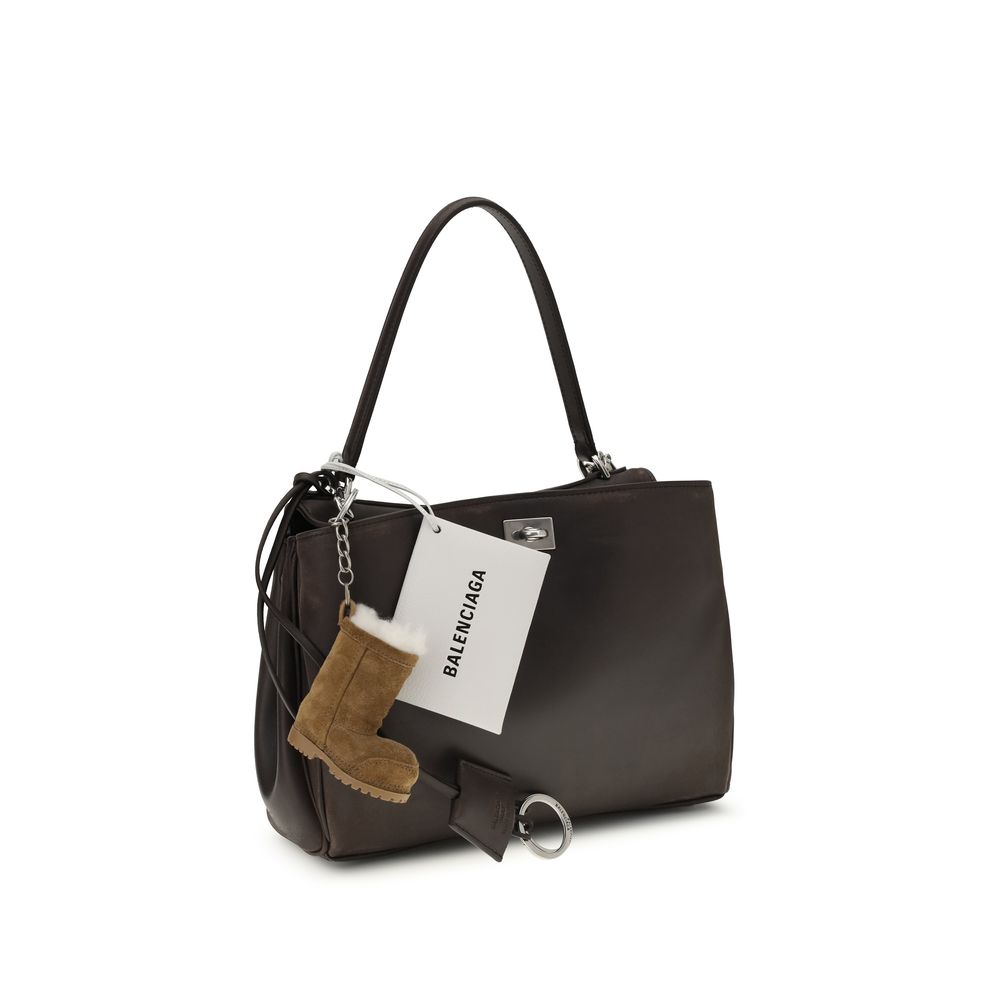 Balenciaga - Brown Calf Leather Bos Taurus Shoulder Bag