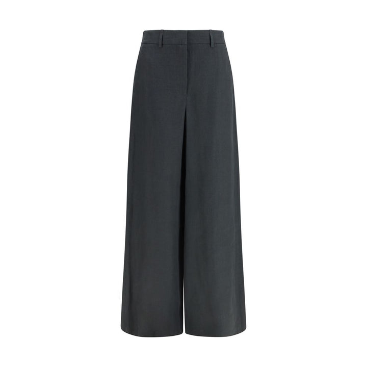 Giorgio Armani Gray Linen Casual Pants