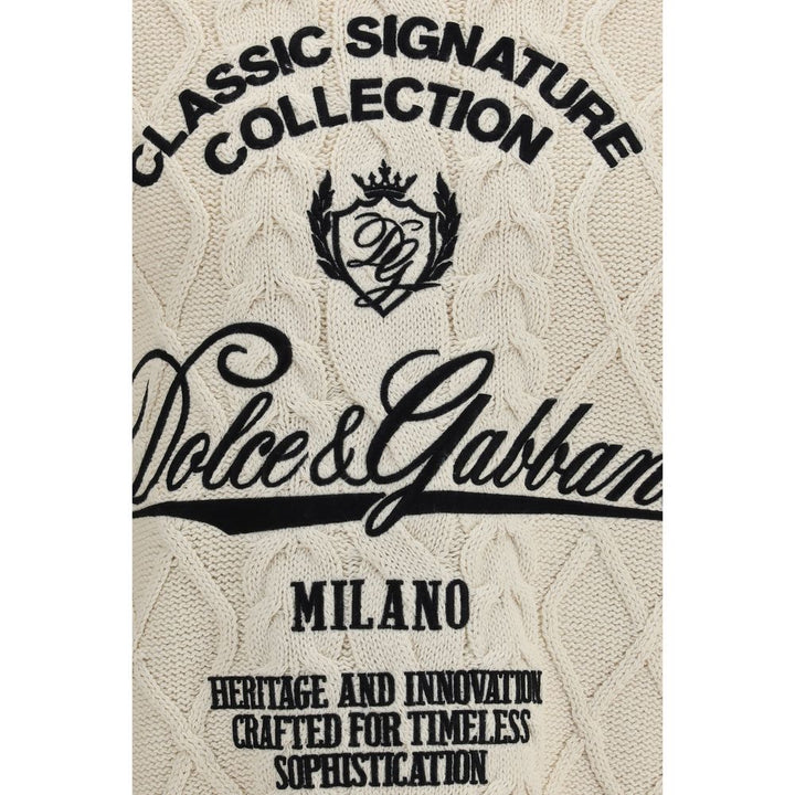 Dolce &amp; Gabbana Beige Cotton Sweatshirt
