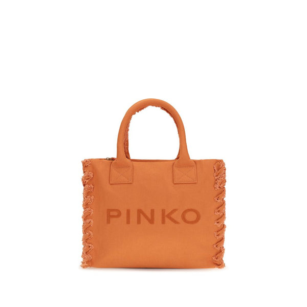PINKO - Orange Cotton Shoulder Bag