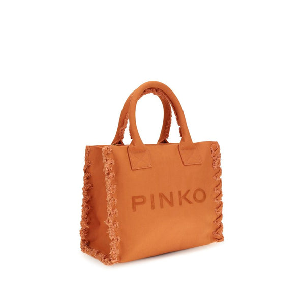 PINKO - Orange Cotton Shoulder Bag