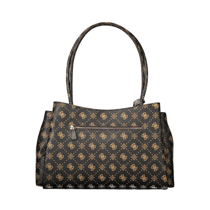 Guess Jeans Marrone Polyurethane Women Handbag