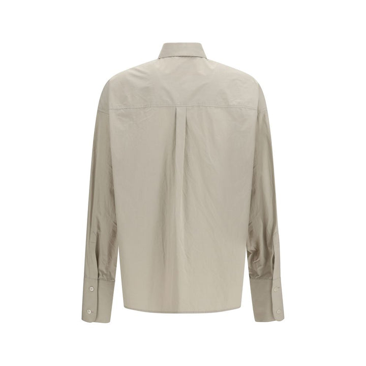 Dolce &amp; Gabbana Beige Cotton Dress Shirt