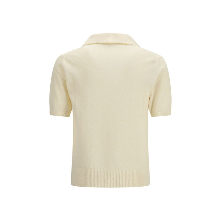Dolce &amp; Gabbana Beige Cotton Polo Shirt