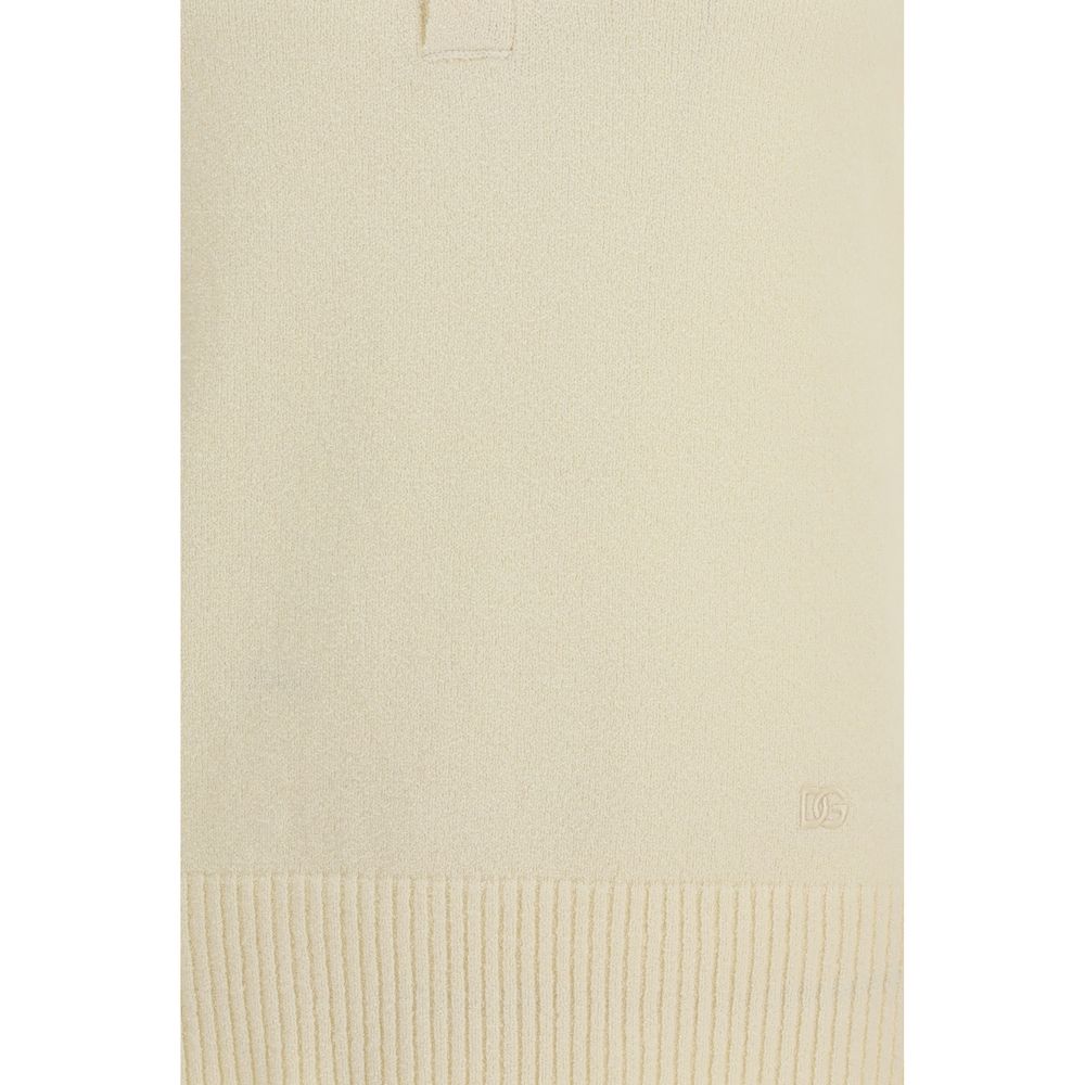 Dolce &amp; Gabbana Beige Cotton Polo Shirt