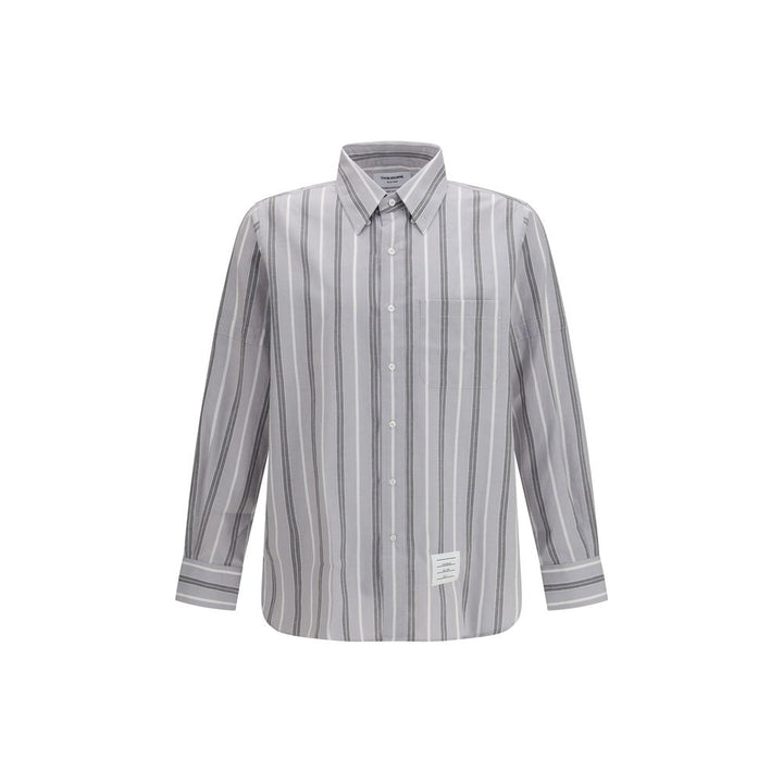 Thom Browne Gray Cotton Shirt