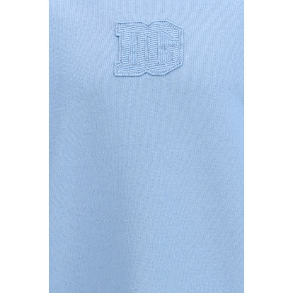 Dolce &amp; Gabbana Blue Cotton Sweatshirt